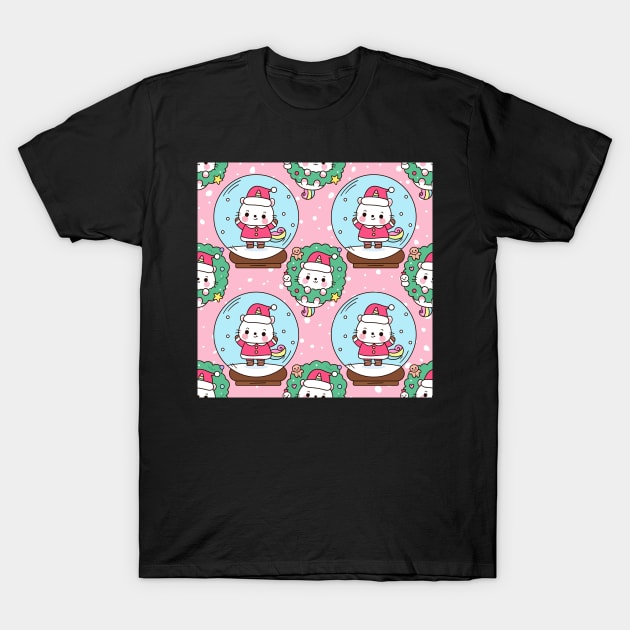 Unicorn Cat Christmas T-Shirt by Milibella